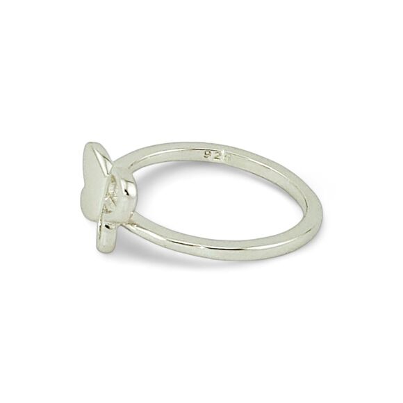 Sterling Silver 925 Butterfly2 Ring - Picture 2 of 4